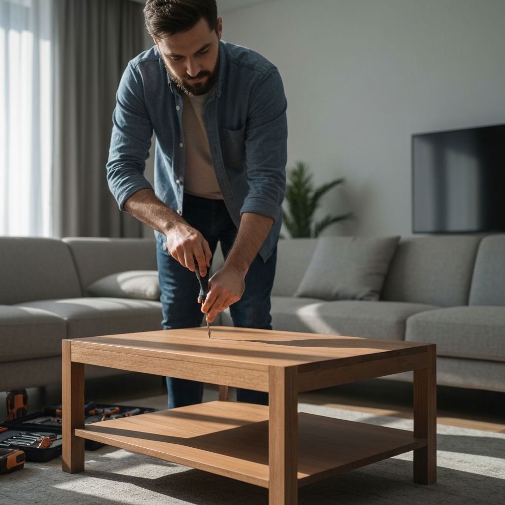 Ajustando muebles
